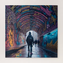 Túnel De Arte De Graffiti