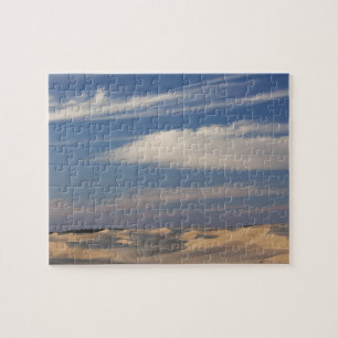 Puzzle Túnez, desierto del Sahara, Douz, Gran Duna, anoch