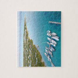 Puzzle Turcos y Caicos desde arriba