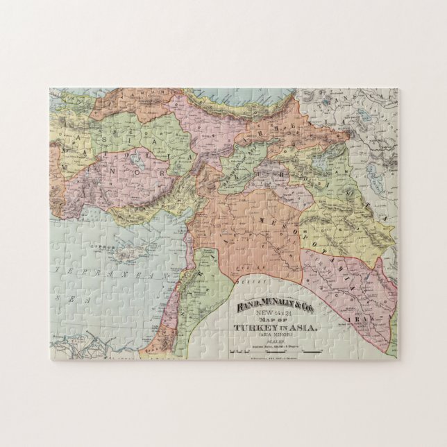 Puzzle Turquía en Asia 6 (Horizontal)