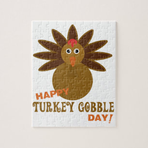 Puzzle Turquía feliz engulle acción de gracias del día