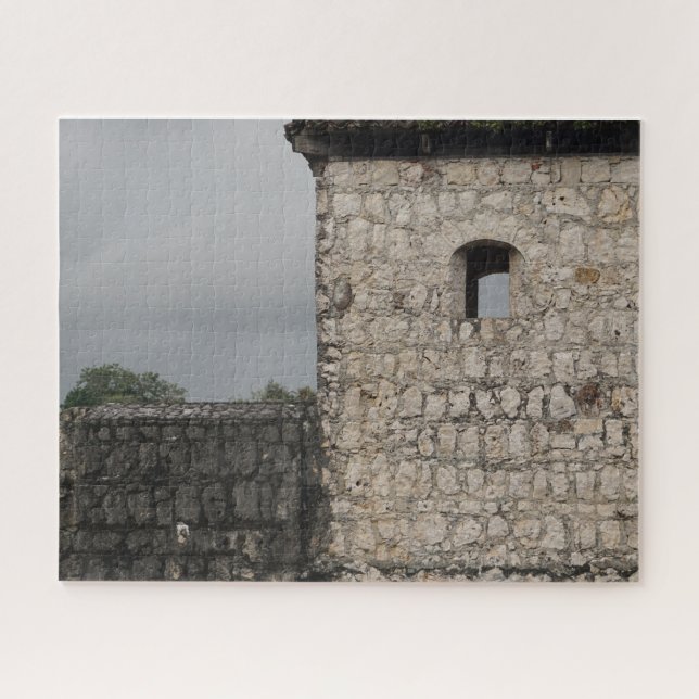 Puzzle Turret Above the Approaching Waters (Horizontal)