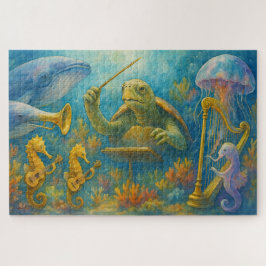 Puzzle Turtle Conductor Ocean Symphony Orchestra Sea