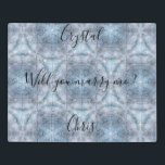Puzzle Tus nombres te casarás conmigo, Personalizado del<br><div class="desc">¿TE CASARÁS CONMIGO? Sorprenda a su ser querido con una propuesta de compromiso de Crystal Puzzle.</div>