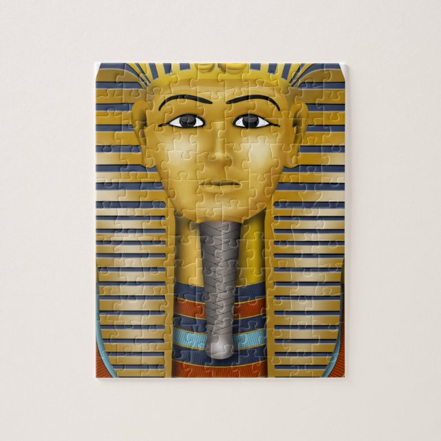 Puzzle Tutankhamun Egyptian Mask (Vertical)