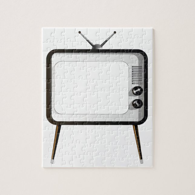 Puzzle TV con la pantalla vacía (Vertical)