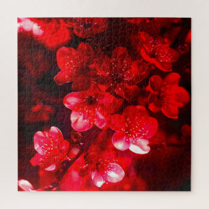 Puzzle Twilight Cherry Blossom Glow