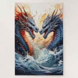 Puzzle Twin Dragons Ascend – A Mythic Clash of Power