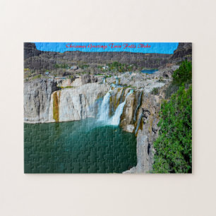 Puzzle Twin Falls Idaho. Saludos de Navidad