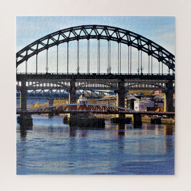 Puzzle Tyne Bridge Newcastle UK Photo Square (Vertical)