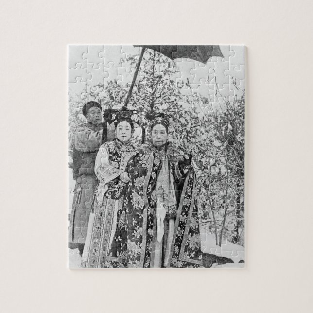 Puzzle Tz'u su (1835-1908) viudas de emperatriz de China, (Vertical)