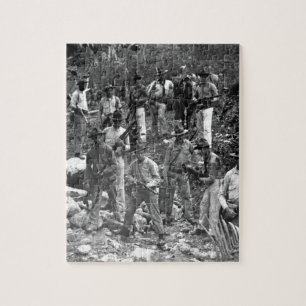 Puzzle U.S. Infantes de marina y guía en busca de