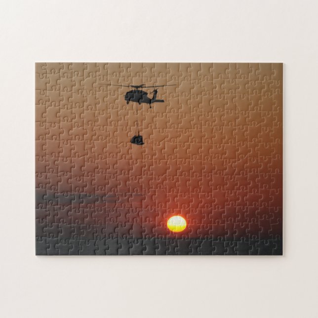 Puzzle U.S. Marina de guerra MH-60S Seahawk (Horizontal)