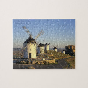 Puzzle UE, España, La Mancha, Consuegra. Molinos de vient