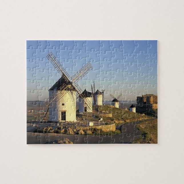 Puzzle UE, España, La Mancha, Consuegra. Molinos de vient (Horizontal)