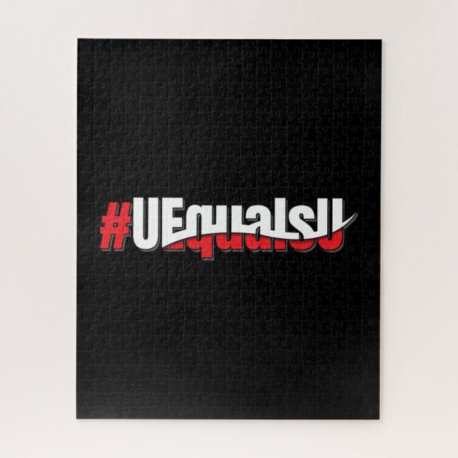 Puzzle UEqualsU VIH Indetectable Arte no transmisible (Vertical)