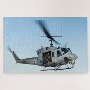 Puzzle UH-1N Huey del USMC – Helicóptero del Cuerpo de Ma