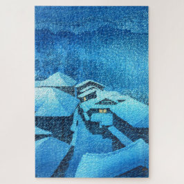 Puzzle ukiyoe - hasui - m04 - Primavera caliente de Hatao