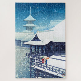 Puzzle ukiyoe - hasui - m07 - Nieve de primavera -