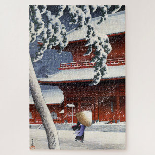 Puzzle ukiyoe hasui n04 Templo Zōjō-ji en Shiba