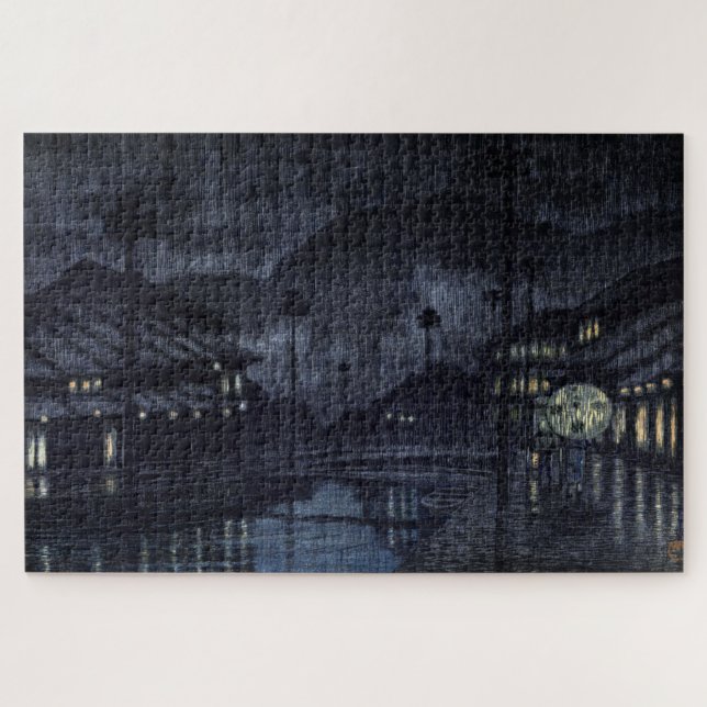 Puzzle ukiyoe hasui n18 Kinosaki, Tajima (Horizontal)