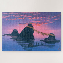 ukiyoe - hasui - No.25 La pareja de rocas de ...