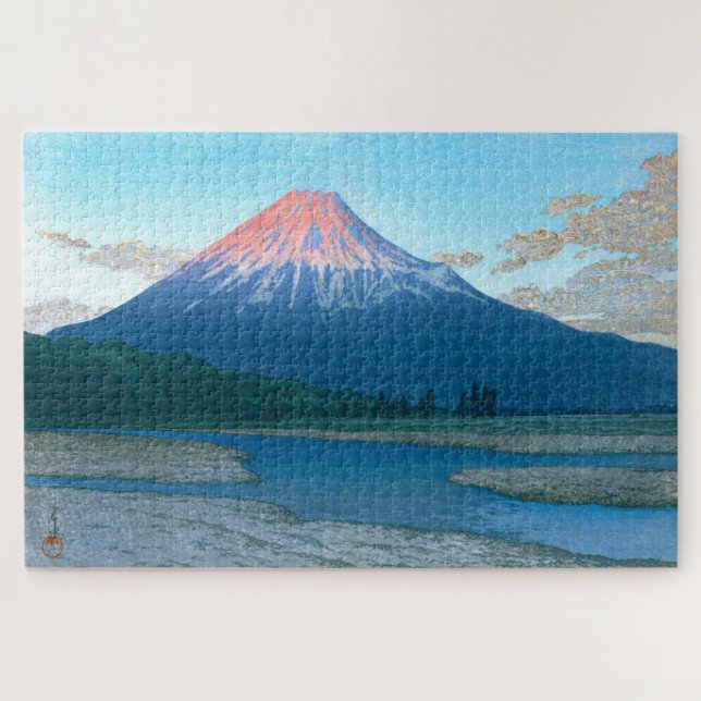 Puzzle ukiyoe - hasui - No.30 El río Fuji - (Horizontal)