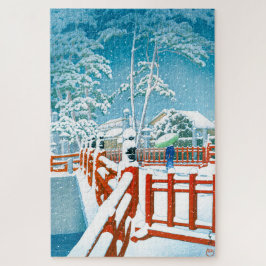 Puzzle ukiyoe - hasui - Puente Yakumo Nº 24 de Nagata ...