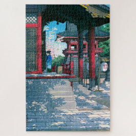 Puzzle ukiyoe - hasui - Templo de Fudo Meguro Nº 18 -