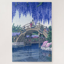 ukiyoe - hasui - Wisteria Nº 34 en Kameido -
