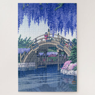 Puzzle ukiyoe - hasui - Wisteria Nº 34 en Kameido -