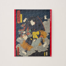 ukiyoe - Kikuchi Kazumaru - mago japonés -