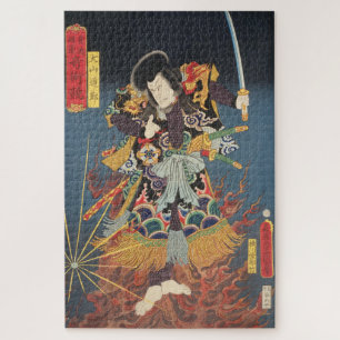 Puzzle ukiyoe - Toyokuni - No.05 Inuyama Dōsetsu -