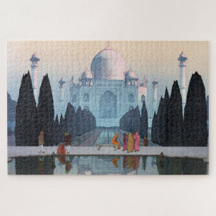 Puzzle ukiyoe - Yoshida - 03 - Taj Mahal en niebla matuti