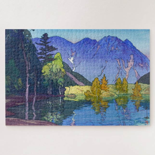 Puzzle ukiyoe - Yoshida - 11 - Monte Hodaka - (Horizontal)