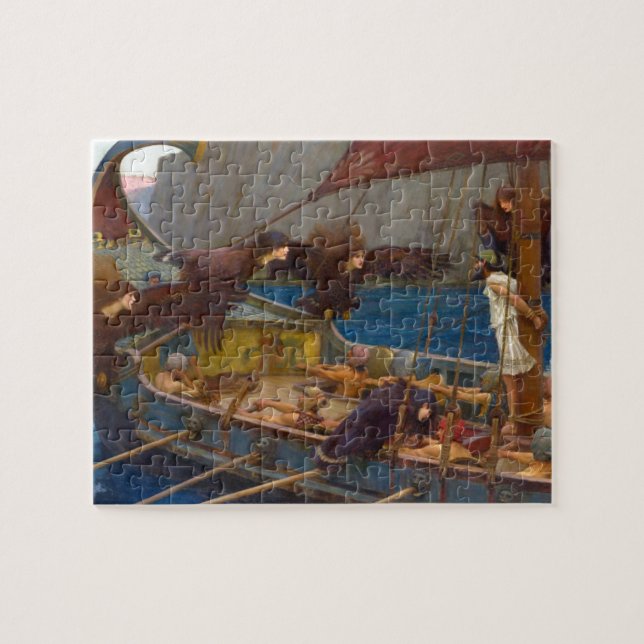 Puzzle Ulises y las sirenas de John William Waterhouse (Horizontal)