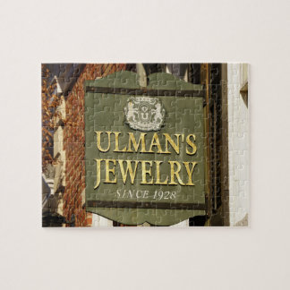 Puzzle Ulman's Jewelry Store Sign, Fredericksburg Virgina
