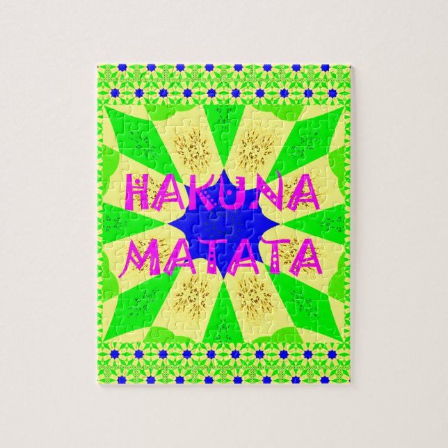 Puzzle Último Diseño Colo Increíble Hermoso Hakuna Matata (Vertical)