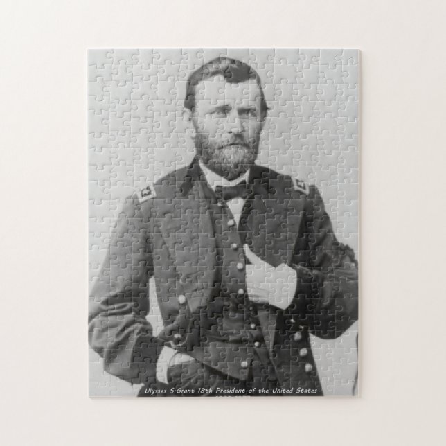 Puzzle Ulysses S. Grant, 18º Presidente de América. (Vertical)