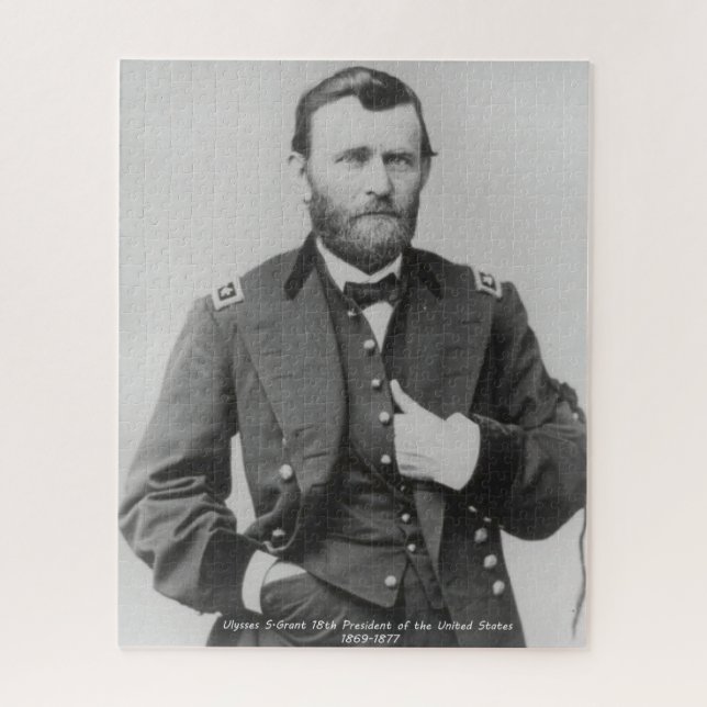 Puzzle Ulysses S. Grant, 18º Presidente de América. (Vertical)