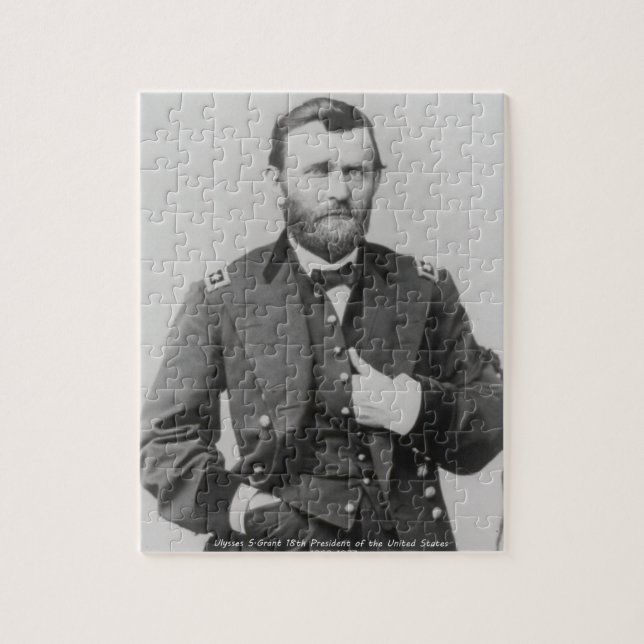Puzzle Ulysses S. Grant, 18º Presidente de América. (Vertical)