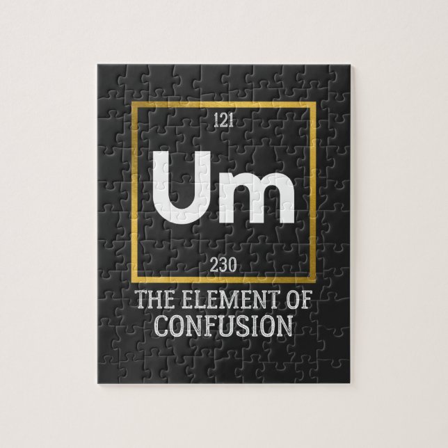 Puzzle Um The Element of Confusion T-Shirt (Vertical)
