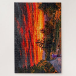 Puzzle Umbrian Sunset Stroll: Gallery Edition