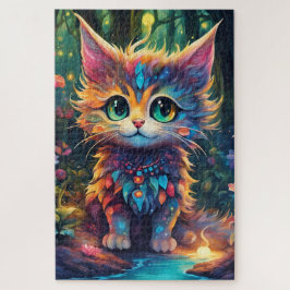 Puzzle Un adorable chaton des bois