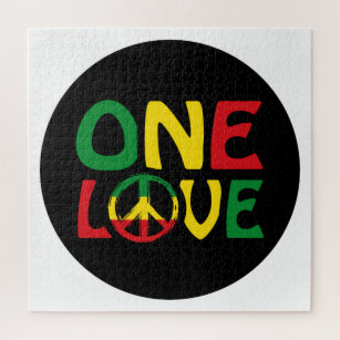 Puzzle Un amor, diseño de reggae