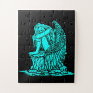 Puzzle Un ángel dormido en la piedra