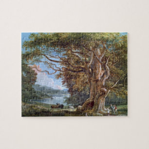 Puzzle Un árbol de haya antiguo, 1794 (aceite en lona)