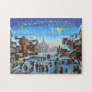 Puzzle Un arte de Gordon Bruce del villancico del navidad