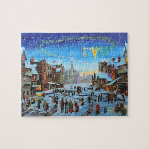 Puzzle Un arte de Gordon Bruce del villancico del navidad