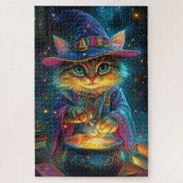 Puzzle Un asistente para gatos esponjoso